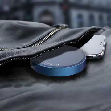 TD® Chargeur sans fil magnétique iPhone12 chargeur rapide de téléphone portable chargeur magnétique respiratoire noir